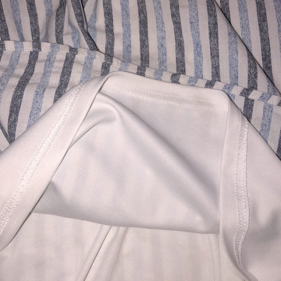 Loveriche size medium blue striped shirt dress - Picture 5 of 7